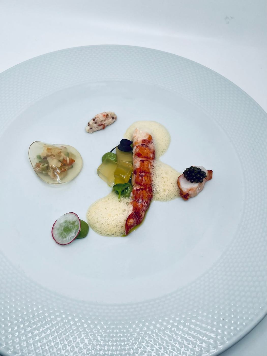 Entrante de mariscos